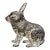 Antique 1920's Cast Iron Bunny Rabbit Animal Still Coin Bank – A.c. Williams For Sale