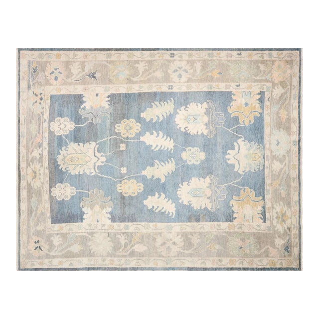 1960s Turkish Oushak Rug For Sale