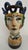 A striking and highly unusual companion pair of Italian majolica figural head vases by Cantagalli of Florence, dating to...