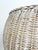 Wood Vintage Retro Round Tulip Base Wicker Planter For Sale - Image 7 of 8