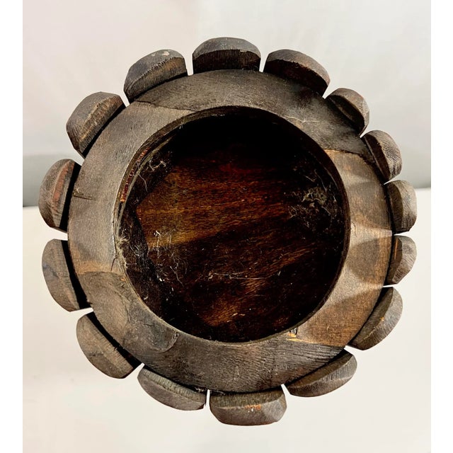 BoHo Chic Split Bamboo Floor Vase For Sale - Image 9 of 9