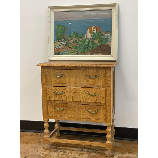 1970s Diminutive Oak Cabinet in Manner of Henning Kjaernulf For Sale - Image 9 of 17