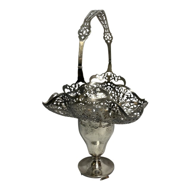 Antique Victorian Barbour Silver Co. Basket For Sale