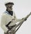 Metal Vintage Italian Genuine Silver 1911 Royal Navy Sailor Combat Rare Figurine Made in Milan For Sale - Image 7 of 13