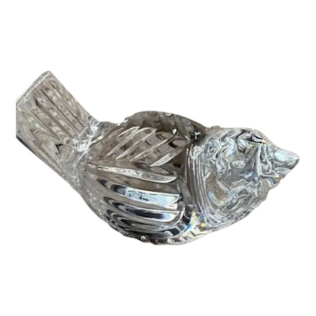 Waterford Crystal Sparrow, Signed For Sale