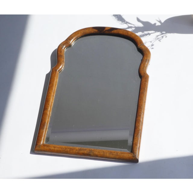 Wood Dutch Arched Walnut Wall Mirror For Sale - Image 7 of 12