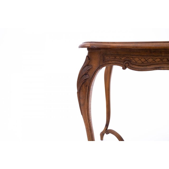 Small Antique French Side Table, 1890 For Sale - Image 9 of 11