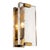 Wall Lamps in Vintage Brass and Handblown Glass, Set of 2 For Sale - Image 4 of 8