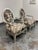 Contemporary Century Furniture Oval Back Armchairs, Pair. For Sale - Image 3 of 12