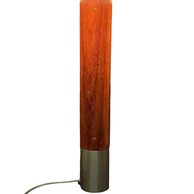 Nickel Básica M2 Table Dimmer Lamp by Santiago Roqueta for Santa & Cole W/ Shade For Sale - Image 9 of 11