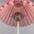 Modernist Pink Pleated Murano Glass Table Lamp, 1970s For Sale - Image 9 of 16