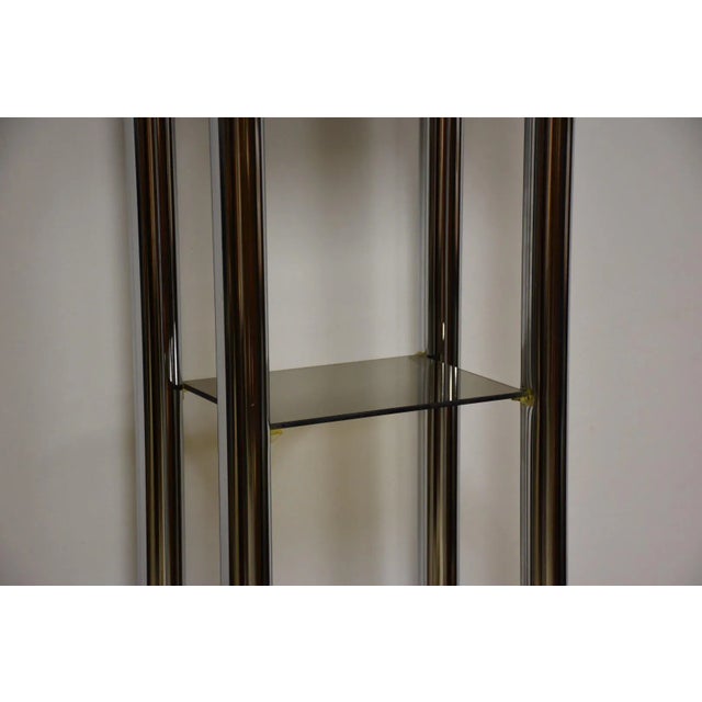 Modern 1970s Modern Chrome Clock For Sale - Image 3 of 8