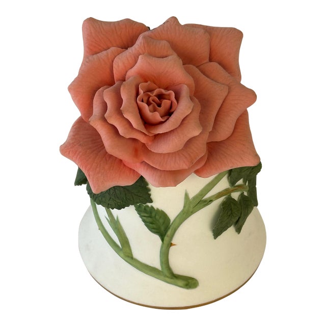 Vintage Porcelain Bell by Jeanne Holgate - The Sonia Rose For Sale