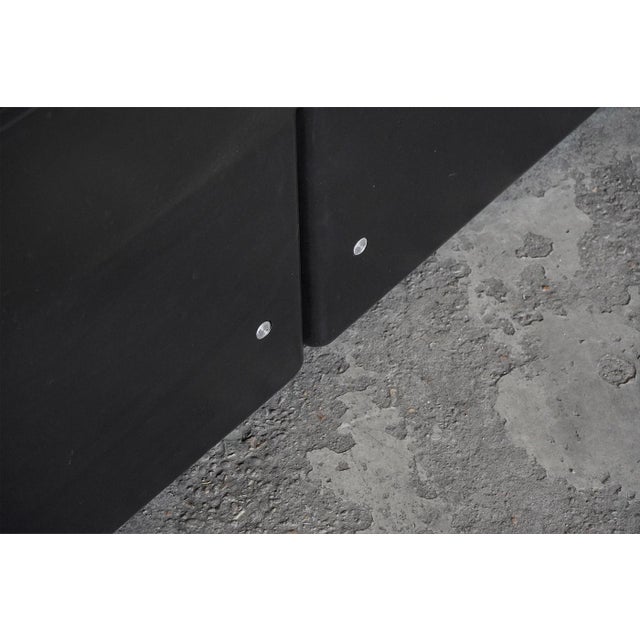 Black Vintage Three-Seater Sofa by Dieter Rams for Vitsoe, Germany, 1990s For Sale - Image 8 of 10