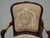 Pair of Vintage French Louis Style Tapestry Arm Chairs For Sale - Image 4 of 18