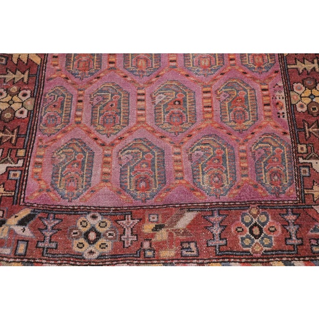Early 20th Century Antique Persian Malayer Rug, 03'00 X 05'08 For Sale - Image 4 of 9