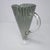 Striped Venetian Style Blown Glass Martini or Water Pitcher 1990s Smoky Gray Green White - may be 1990s, but exhibits real...