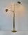 Postmodern 1980s Postmodern Adjustable Two Light Brass Floor Lamp by Holtkoetter Luechten For Sale - Image 3 of 17