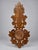 Brown Black Forest Style Carved Aneroid Barometer and Thermometer, C. 1890 For Sale - Image 8 of 9