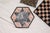 Pink and Black Chinese Checkers Marble Board For Sale - Image 6 of 8