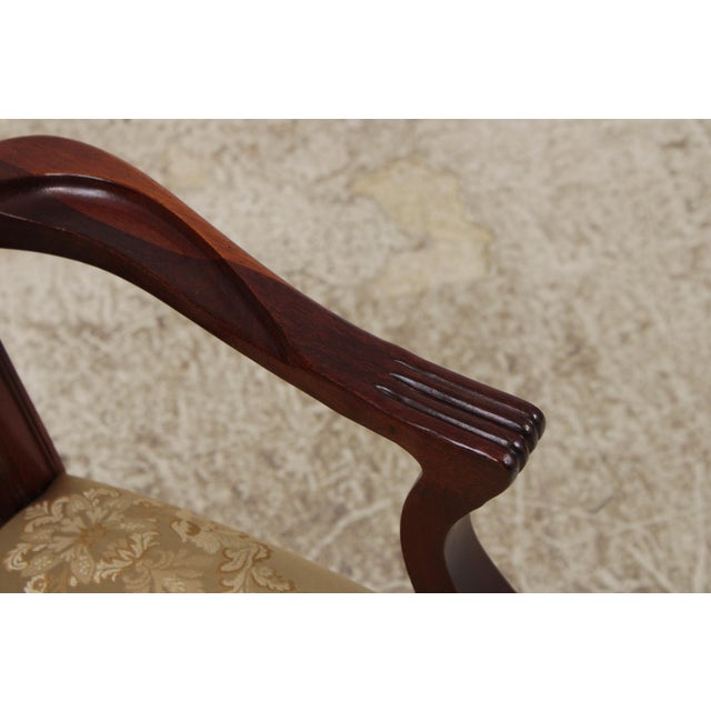 Set of 8 Thomasville Mahogany Dining Chairs For Sale - Image 9 of 18