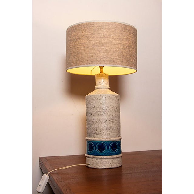 Large Italian Ceramic Floor Lamp by Aldo Londi for Bitossi, 1960s For Sale - Image 12 of 12