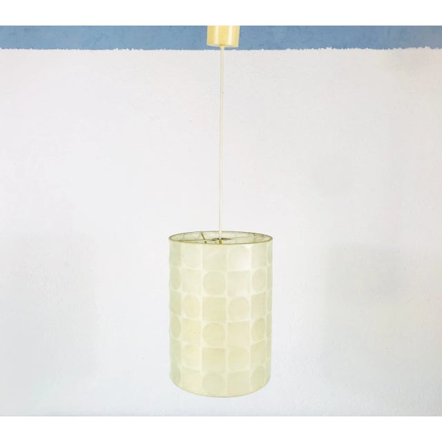 Mid-Century Modern Cocoon Pendant Lamp from Goldkant, 1960s For Sale - Image 9 of 9
