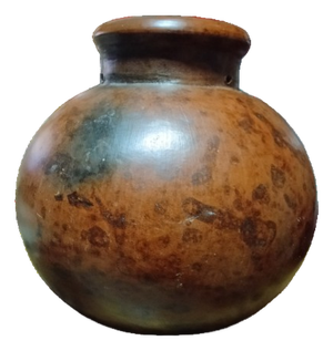 1960 Circa Terracotta Water Pot From the Mixteca Region of Oaxaca, Mexico,