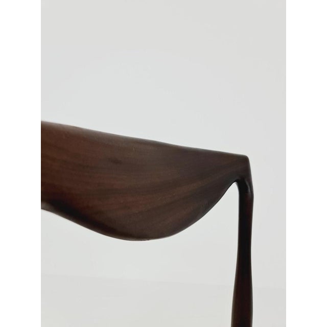 Vintage Norwegian Teak Chair with Teddy Fabric by Rastad & Relling, 1960s For Sale - Image 6 of 11