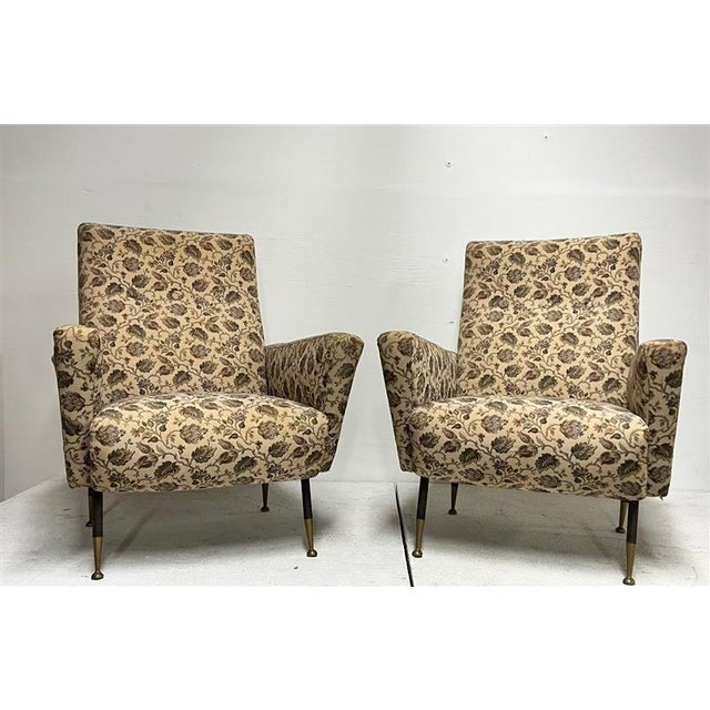 Mid 20th Century Italian Lounge Chairs For Sale - Image 6 of 9