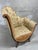 Beige Vintage Fireside Armchair For Sale - Image 8 of 12