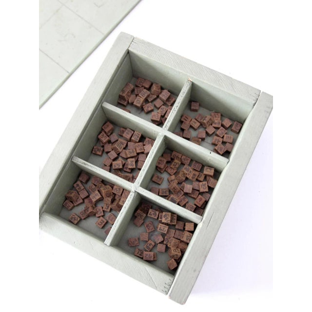 Early 20th Century Antique Wooden Number Game For Sale - Image 5 of 15