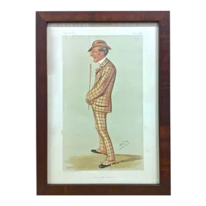 Antique Vanity Fair "Born in the Scarlet" Plate