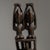 Chocolate 20th Century Dark Brown African Hand-Carved Lidded Vessel with Caryatid Figures For Sale - Image 8 of 15