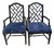 Chinoiserie Faux Bamboo Dining Chairs by Century Furniture- A Pair For Sale