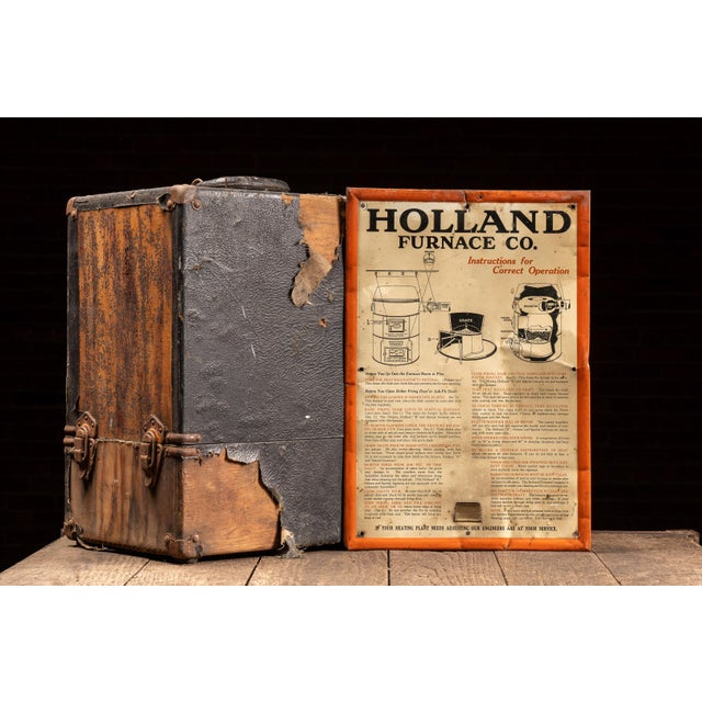 c. 1920s-1930s; Holland Furnace Company - Holland, MI, United States Compact salesman's demonstrator set featuring a...