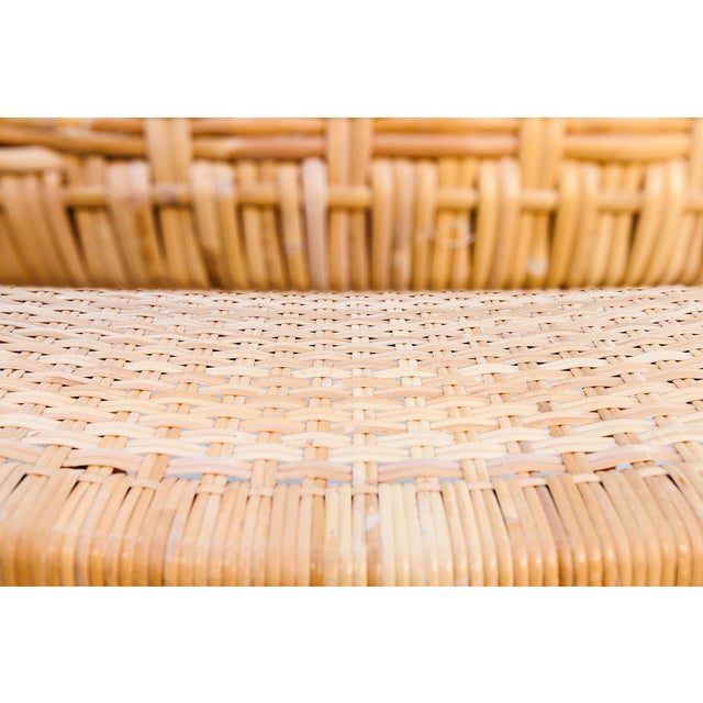 Hans Wegner Ch 31 Teak & Rattan Dining Chairs, Danish Mid Century Modern For Sale - Image 12 of 16