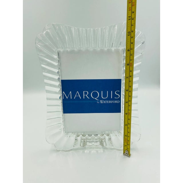1990s Marquis by Waterford Crystal "Easton" Pattern Photo Frame For Sale - Image 9 of 10