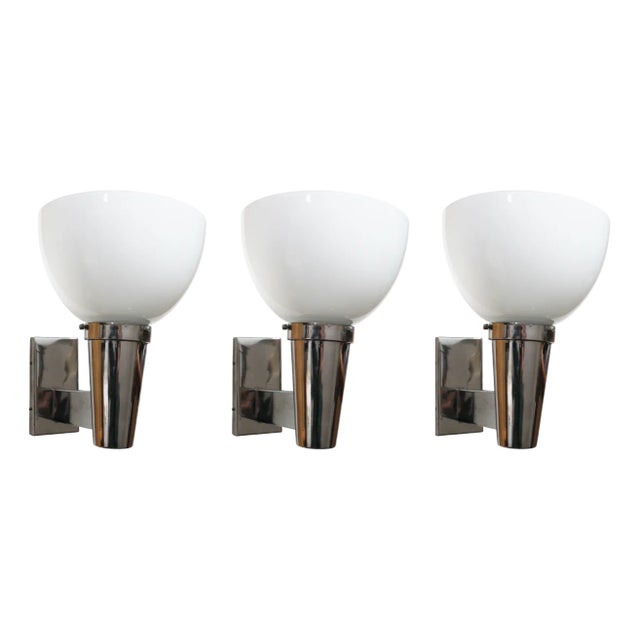 Modern Wall Lights by Napako, 1930s, Set of 3 For Sale