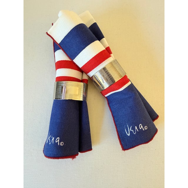 Late 20th Century Vintage Polo Ralph Lauren Silverplated Napkin Rings, Set of 12 For Sale - Image 5 of 13