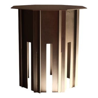 Siniya of Merzouga Aluminium Side Table by Bureau of Entropy For Sale