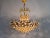 1970s Chandelier in Brass & Crystal by Peris Andreu For Sale - Image 10 of 10
