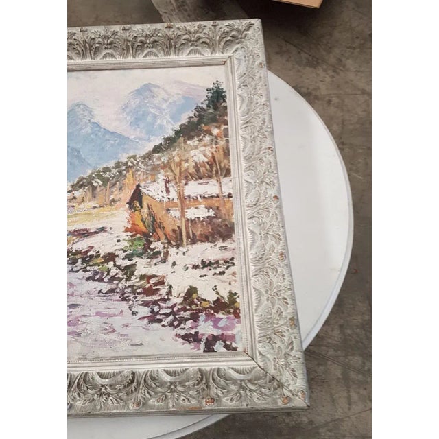 1960s Saumoy, Landscape Composition, Oil on Canvas, Framed For Sale - Image 5 of 6