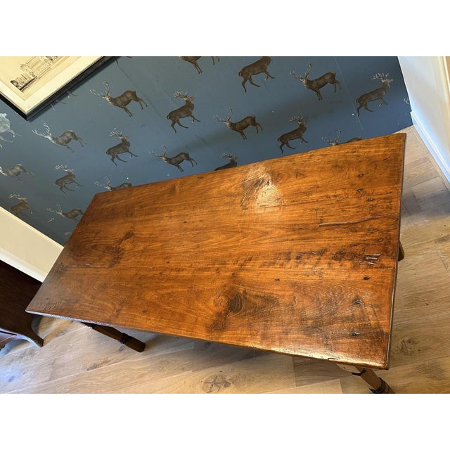 Antique Farmhouse Table, 1890s For Sale - Image 6 of 9