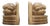 Weeping Buddha Wooden Bookends, 1990s, Set of 2 For Sale
