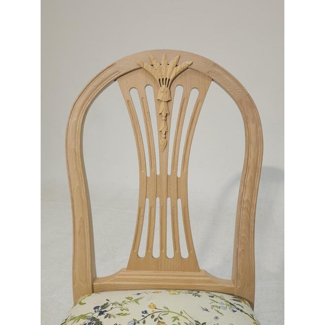 Beige Gustavian Beech Chair, 2010s For Sale - Image 8 of 10