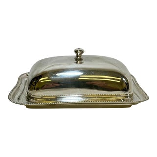 Antique Duchess/Silver Plate Covered Serving Dish by Bird & Blake From England - Circa 1900 For Sale