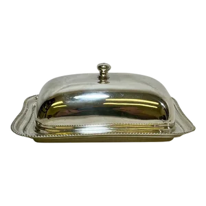 Antique Duchess/Silver Plate Covered Serving Dish by Bird & Blake From England - Circa 1900