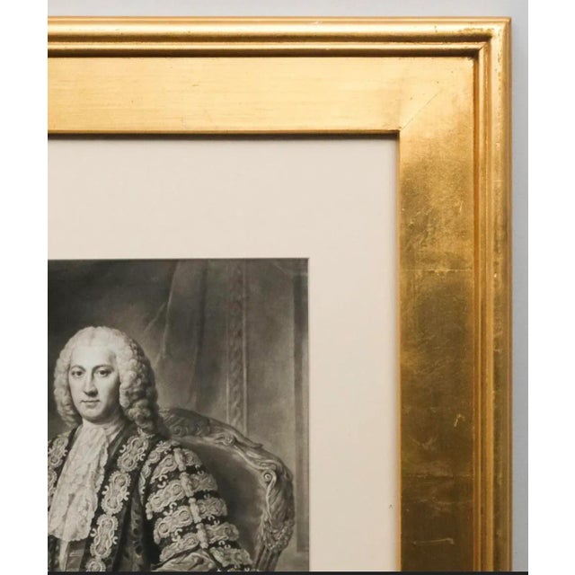 a single engraved portrait. The honorable Henry Bilson Legge after William Hoare. 19th century mezotint engraved by...