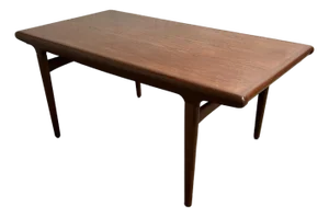 Danish Extendable Teak Dining Table by Johannes Andersen for Uldum Mobelfabrik, 1960